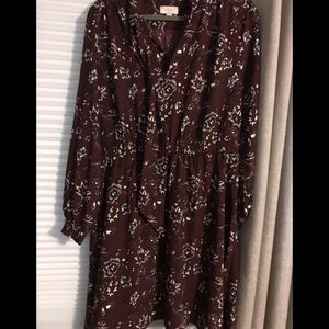 LOFT Outlet XL LongSleeve Dress